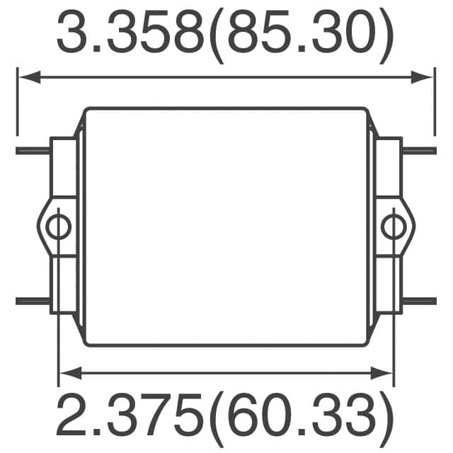 3VS1 TE Connectivity Corcom Filters  Modules de filtrage de ligne électrique